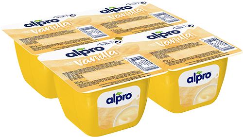 Vanilės skonio sojos desertas