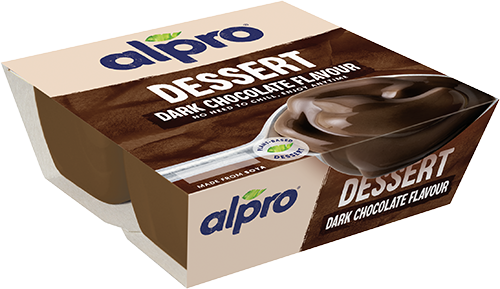 Tummasuklaa jälkiruoka vanukas