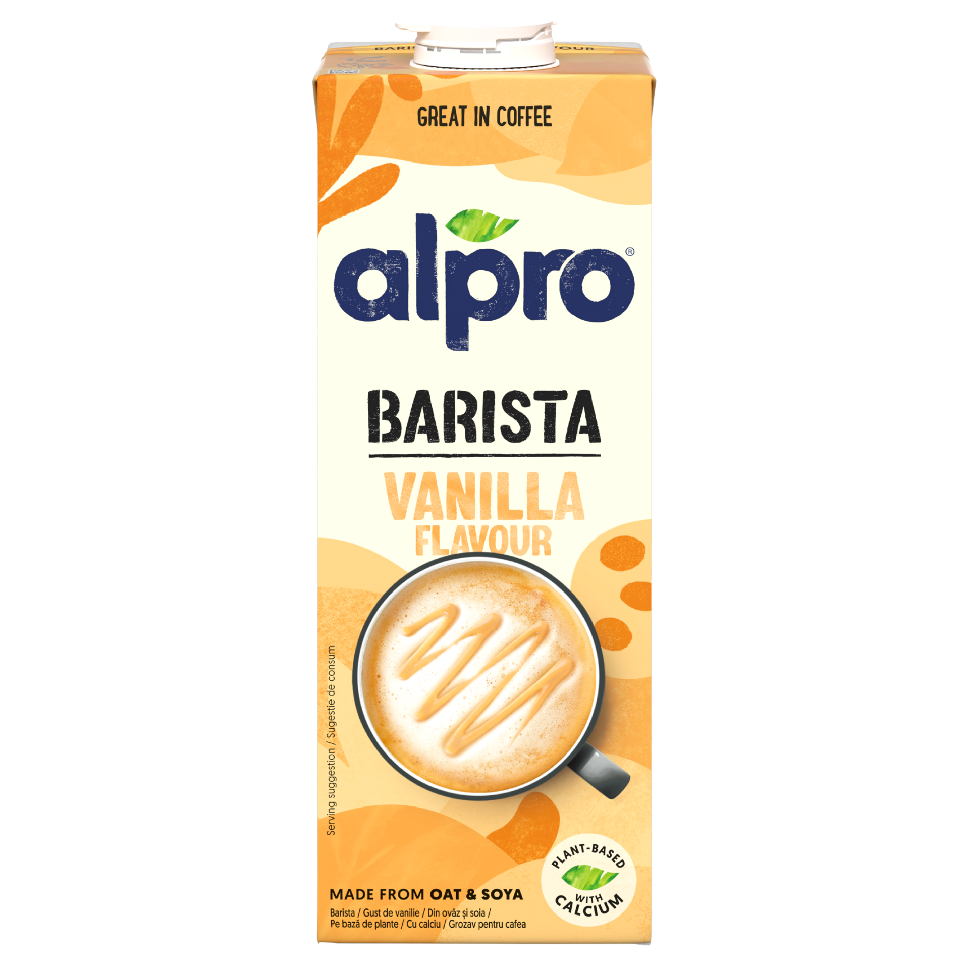 Alpro Barista Ovesno-sójový nápoj s vanilkovou příchutí