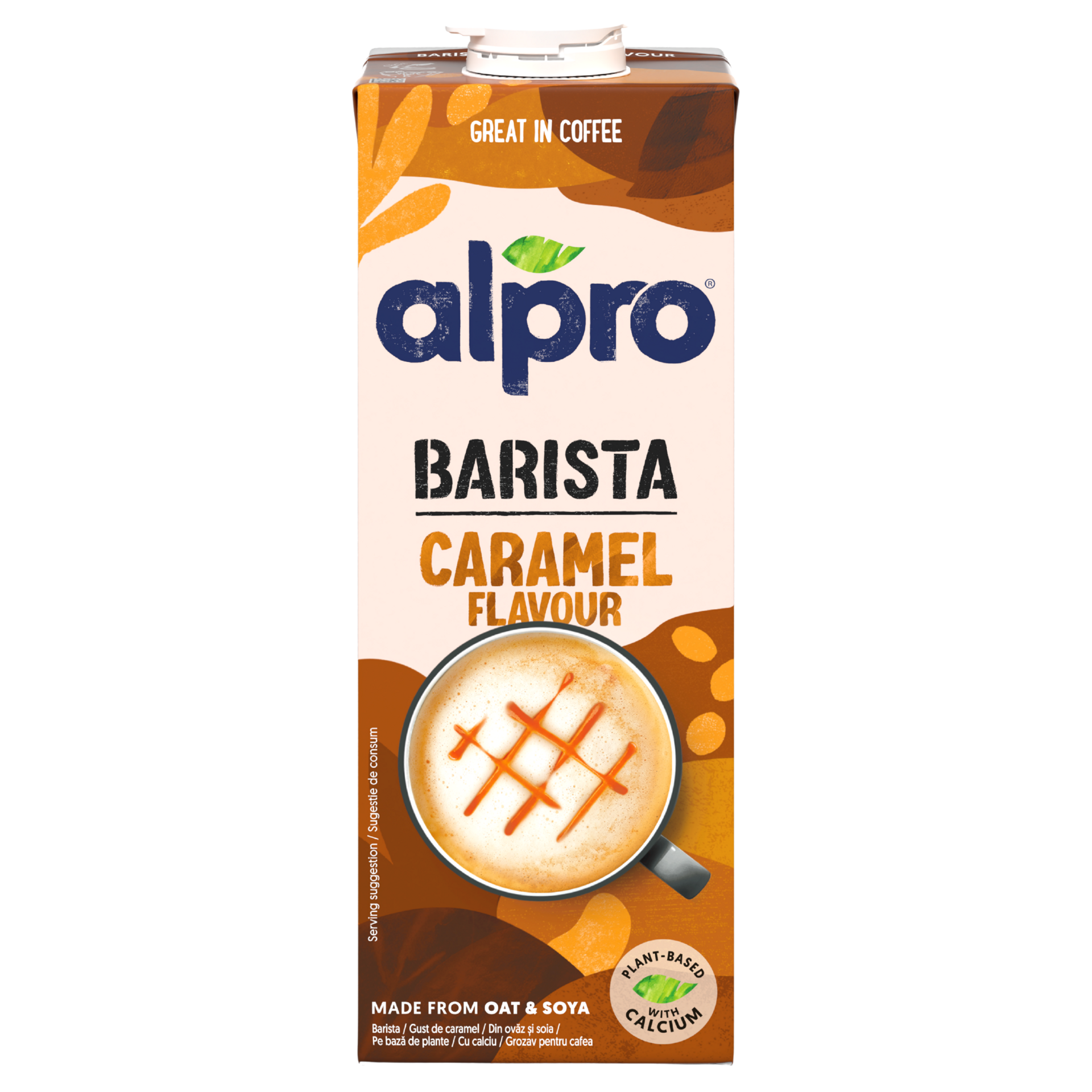 Alpro Barista Ovesno-sójový nápoj s karamelovou příchutí