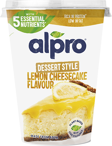 Φυτικό Επιδόρπιο Σόγιας Τσίζκεικ Λεμόνι 400G