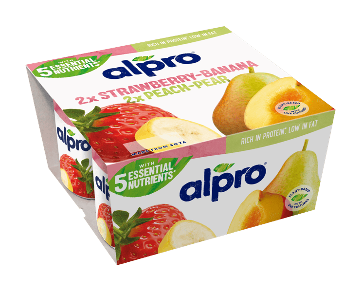 Fresa-plátano y Melocotón-pera