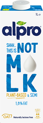 ששש.. זה לא חלב! משקה שיבולת שועל - 1.8% שומן