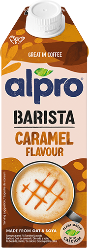 Boisson végétale soja et avoine caramel barista