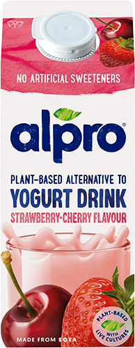 Алпро продукт соєвий ферментований з полунично-вишневим смаком