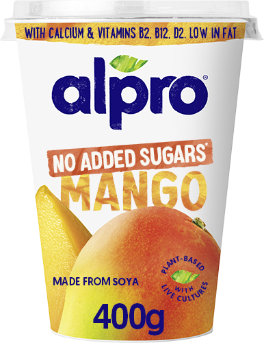More fruit, no added sugars mango