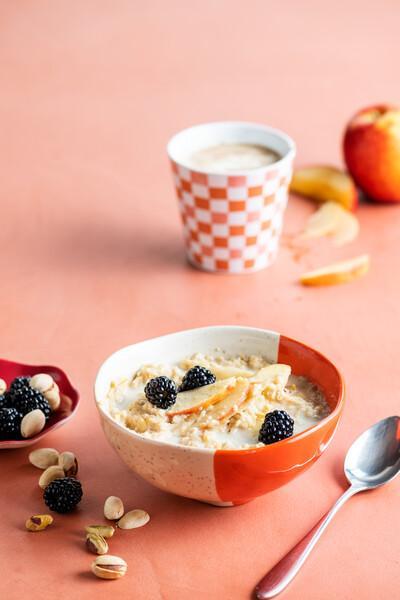 Saffransgröt med hallon