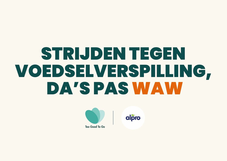 Alpro is een Waste Warrior Brand