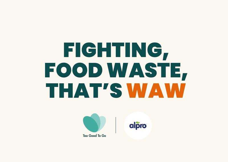 Alpro ist eine Waste Warrior-Marke