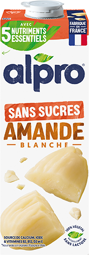 Lait d'Amande Blanche - Sans Sucres