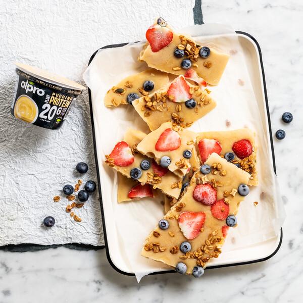 Frozen Μπάρες Πουτίγκας με Πρωτεΐνη