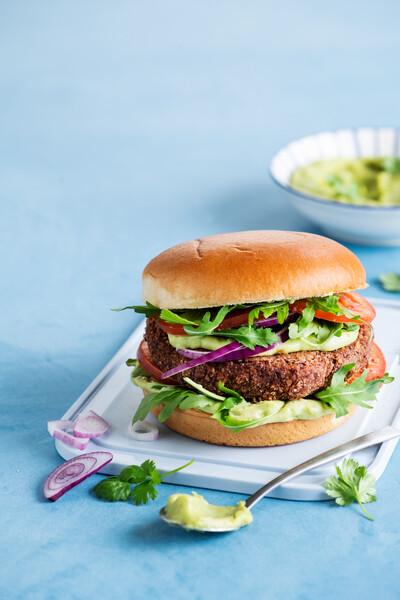 Veggie bean burger