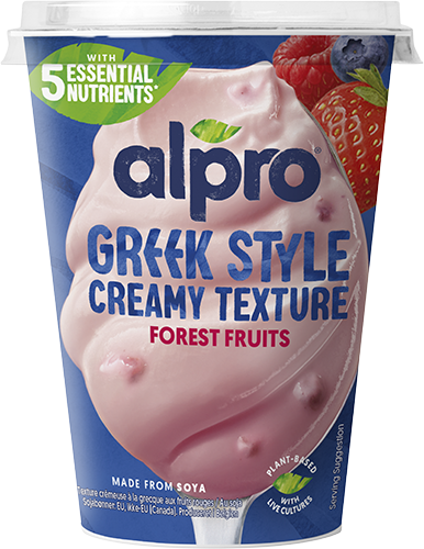 Greek style Creamy Texture Peach Forrest fruit