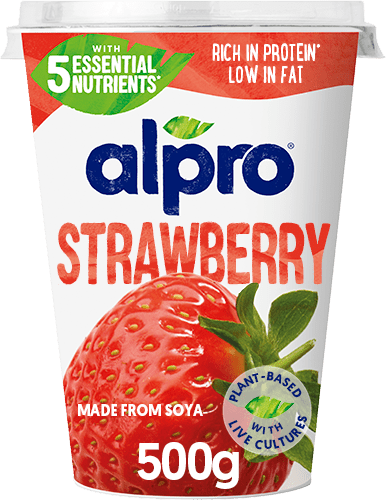 Φυτικό Επιδόρπιο Σόγιας Φράουλα 500g