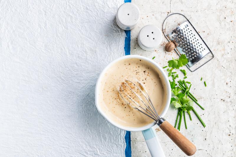 Sauce « végamel » onctueuse