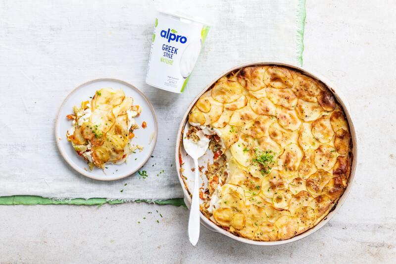 Dauphinoise topped Vegetable Pie