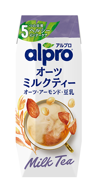 3つの植物性ミルクの おいしいとこどり 3種の贅沢ミックス ミルクティー