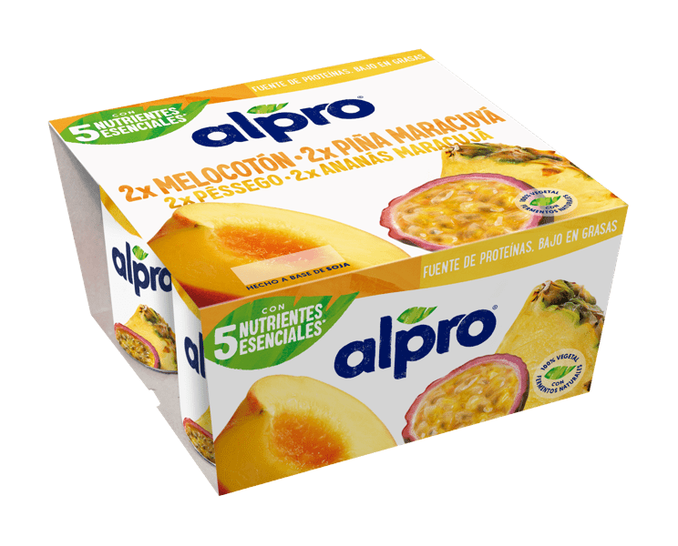 Melocotón / Piña con Fruta de la pasión