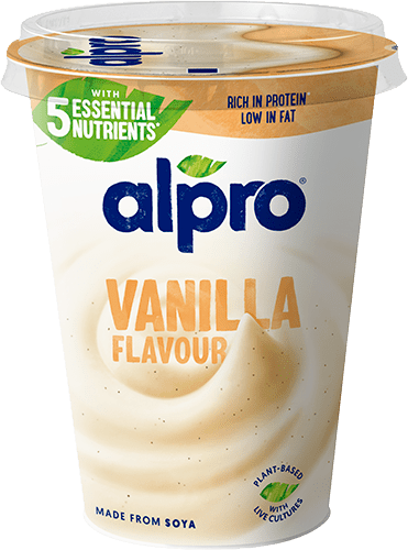 Vaníliaízű szójagurt joghurtkultúrával