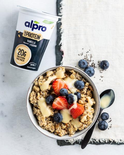 Owsianka z truskawkami