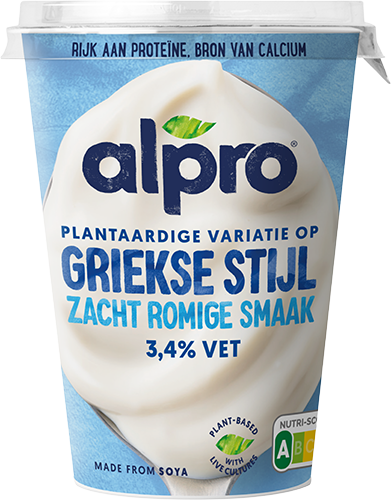 Alpro plantaardige variatie op yoghurt griekse stijl