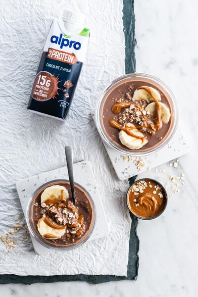 Maapähklivõised üleöö-kaerahelbed