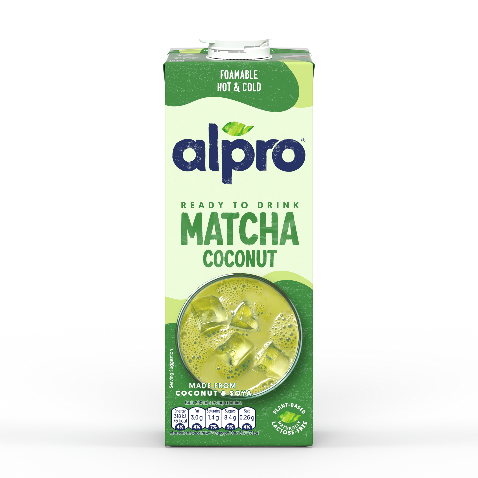 Napitek matcha-kokos