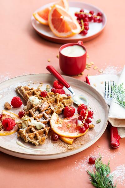 Gaufres de pain d’épices