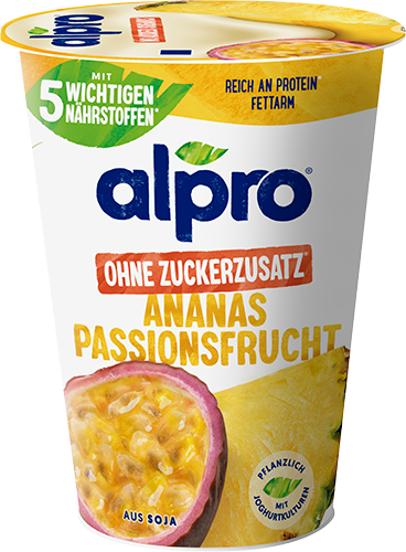 Ananas-Passionsfrucht ohne Zuckerzusatz
