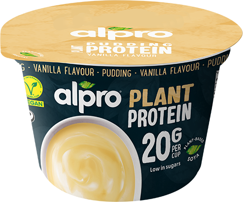 „Plant Protein“ vanilės skonio sojos desertas