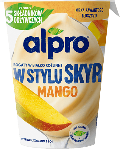 Alpro w stylu skyr mango