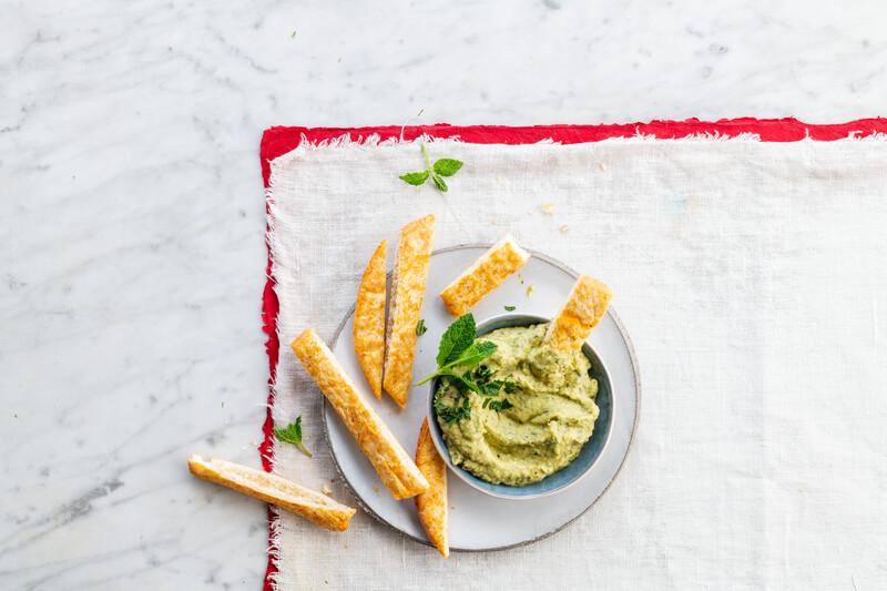 Grillattu kesäkurpitsadippi