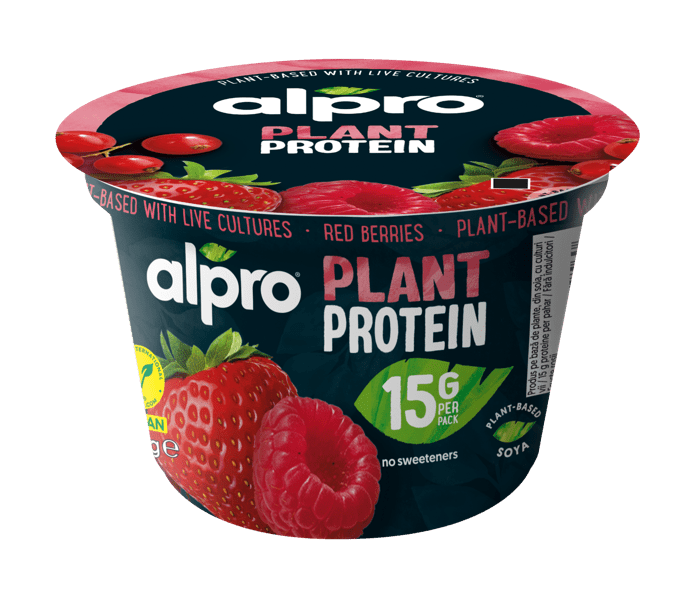 Заквасен продукт ALPRO соев с протеин, червени плодове