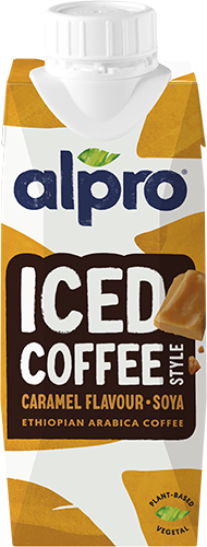 Alpro káva ze sójového nápoje s karamelem