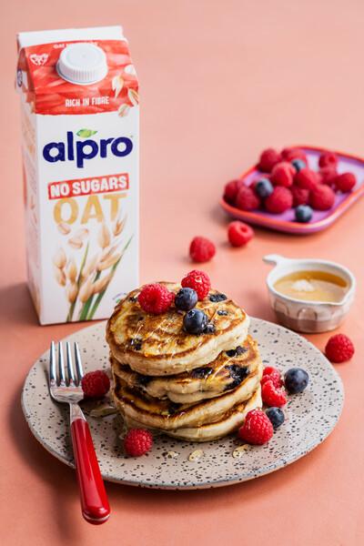 Crêpes moelleuses aux myrtilles